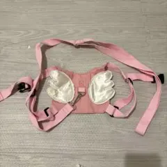 ベビー用迷子防止ハーネス 天使の羽 ピンク