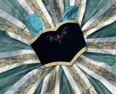 アナと雪の女王/アナ雪 アナ 戴冠式 ドレス 女性Mサイズ ネックレス 髪飾り