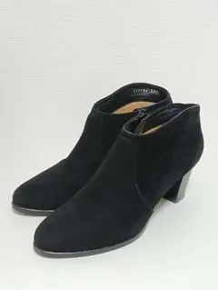 美品☆ Odette e Odile 黒 スエード ブーティ 22.5cm