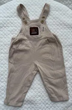 バースデー チロルチョコ サロペット ベージュ オフホワイト 90cm 子供服