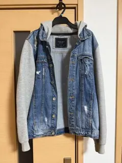 グレー デニムジャケット