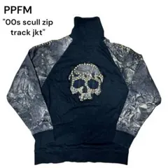 希少00s PPFM ピーピーエフエム ダメージ加工デニムライダースジャケット 希少00s PPFM ピーピーエフエム ダメージ加工デニムライダース