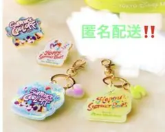 ディズニー　キーホルダー ピンバッジ　2点　おまとめ　ミセスグリーンアップル