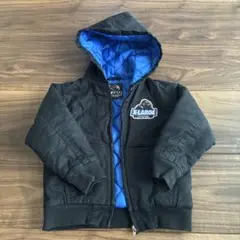 チャック部分なし　X-LARGE ジャケット 100cm 黒/青
