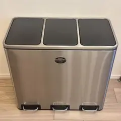 ダルトン3-COMPARTMENT BIN 54ステンレス製ゴミ箱三分別
