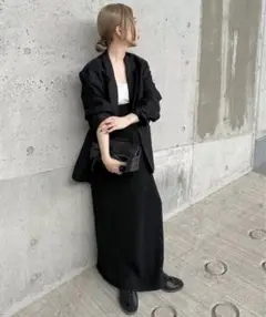 サマーニットロングスカート