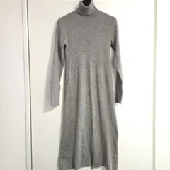 ニットワンピース 長袖 ロング