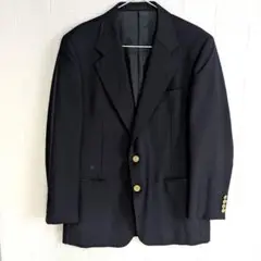 BURBERRY　紺ブレ　テーラードジャケット 金ボタン　ウール