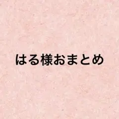 はる様　おまとめ