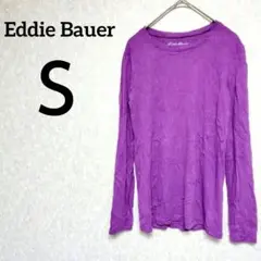 一点物✨Eddie Bauer【Ｓ】パープル ロングTシャツ 100%コットン