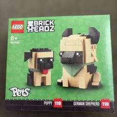 LEGO Brick Headz 40440 ジャーマンシェパードと子犬
