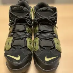 Nike Air More Uptempo ブラック/オリーブ