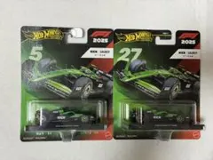 Hot Wheels F1 KICK Sauber 2台セット