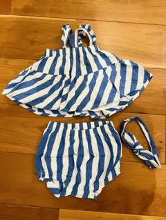 GAP ベビーギャップ　夏　３点セット　ストライプ　キャミソール　ブルマパンツ