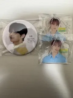 SEVENTEEN ジュン 缶バッジ キーホルダー