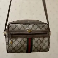 希少 80'S OLD GUCCI シェリーライン ショルダーバッグ GG
