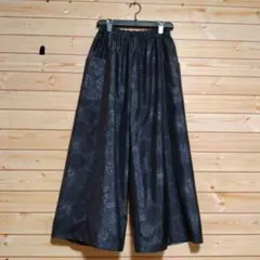 大島紬リメイクパンツ