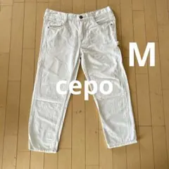 cepo 9部丈　ホワイトデニムジーンズ Ｍ　春夏秋
