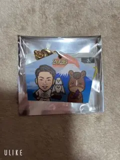 若鷹ガチャ 新賀新年ver. 近藤健介選手 絵馬風MDFストラップ レア