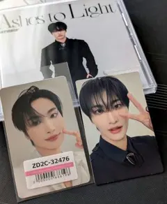 ATEEZ ソンファ Ashes to Light ソロ盤 シリアル付き
