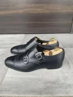 売り切り！エドワードグリーン　ダブルモンク　6 1/2 黒 売り切り！エドワードグリーンダブルモンク6 1/2 黒