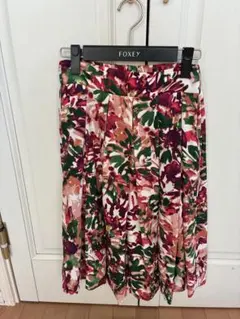 JETSET SOLO PLUS 花柄 フレアスカート 38 日本製 ゴムのサムネイル