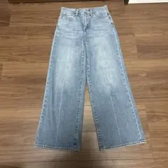 GAP ワイドレッグ デニムパンツ ライトブルー　　サイズ26