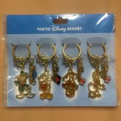 東京ディズニーリゾート キーチェーン 4個セット