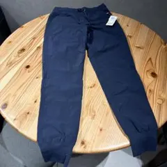 UNIQLOのネイビー ドライ機能付き パンツ Sサイズ