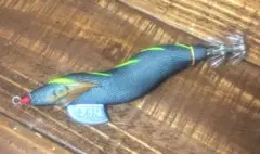 【美品】林釣漁具製作所　餌木猿　2.5号　夜光ボディ　黒マツバ