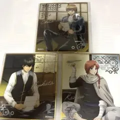 銀魂　くじメイト〜手紙〜　箔押しミニ色紙　沖田総悟　土方十四郎　神威　まとめ