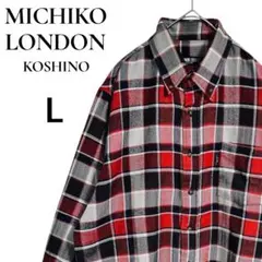 MICHIKO LONDON KOSHINO トップス 柄 長袖 シャツ Lのサムネイル