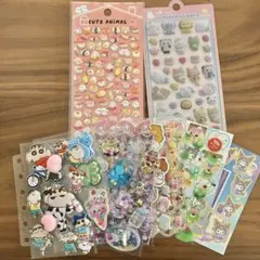 シール付き台紙　A7 透明リフィル　女児リフィル　おすそ分け　おまけあり