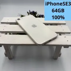 【美品】iPhone SE第3世代 64GB スターライト 341