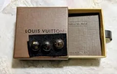 LOUISVUITTONルイヴィトン ウッドピアス♠️ブックルドレイユピュス３個のサムネイル