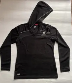 New Balance フード付き長袖トップス黒　レディースM