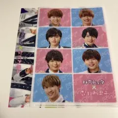 ハイチュウ×なにわ男子 クリアファイル　2種