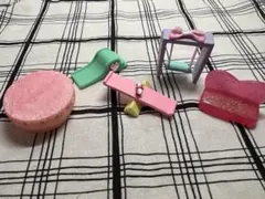 【5点セット】サン宝石 オブジェ用 ミニチュア 公園ver