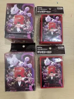 ポケモンカードゲーム ロケット団デッキシールドケースセット