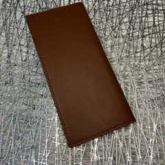 牛本革 ブラウンレザー長財布 6カードスロット❤️ビジネスレザーファクトリー