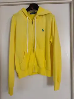 ラルフローレン ビッグポニー ジップパーカー オレンジ TALONジップ S 