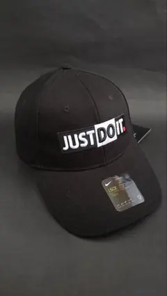 NIKE just do itロゴベルトキャップブラック