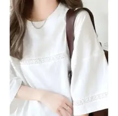 JaVa コラボ ハシゴレースフットボールTシャツ ホワイト クラシカルエルフ