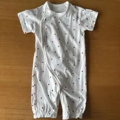 petit main ハート柄のツーウェイオール　50