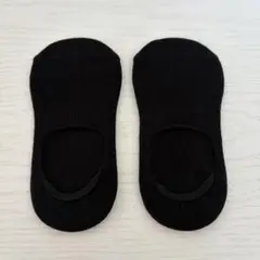 新品未使用■レディースカバーソックス2足セット■黒・ブラック・無地■フリーサイズ
