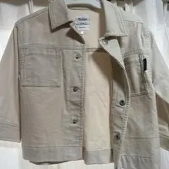 コーデュロイジャケット 100cm ベージュ