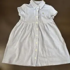 Ralph Lauren 半袖　ワンピース ブルー