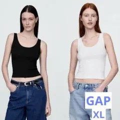 【新品】GAP モダン クロップド タンクトップ ２枚SET XL