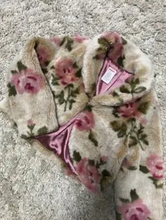 GYMBOREE ピンクローズファージャケット クロップド丈122-129.5㎝