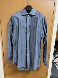 HILTON ダークブルー 長袖シャツ
